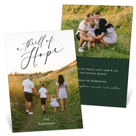 Thrill of Hope - Christmas Card