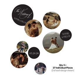 In Script - Jumbo Wedding Confetti