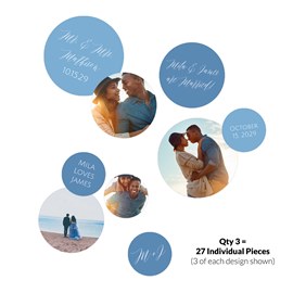 Something Blue - Jumbo Wedding Confetti