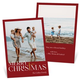 Golden Cross - Christmas Card