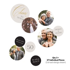 Cheers - Jumbo Anniversary Confetti