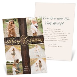 Rustic Christmas - Christmas Card