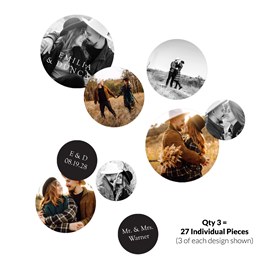 Lovely Photo - Jumbo Wedding Confetti