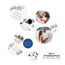 Wrapped in Floral - Jumbo Wedding Confetti