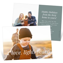 Love and Light - Christmas Card