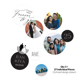 Forever - Jumbo Anniversary Confetti