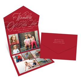 His Love - Seal & Send Christmas Card