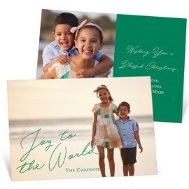 Joy to the World - Christmas Card