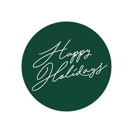 Script Holidays - Envelope Seal