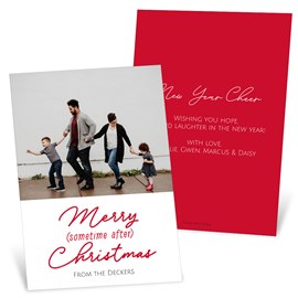 Late Merry - New Year Card