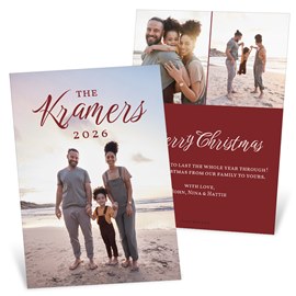 Family Signature - Christmas Card