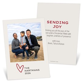 Sent With Love - Christmas Card