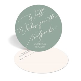Classic Script - Wedding Advice Card