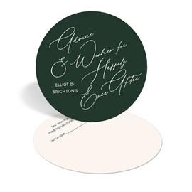 Enchanted - Wedding Advice Card