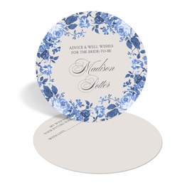 Vintage Blooms - Wedding Advice Card