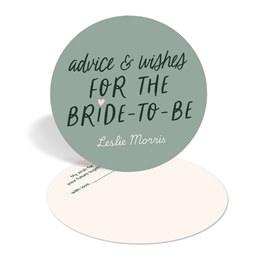 Sweet Wishes - Wedding Advice Card