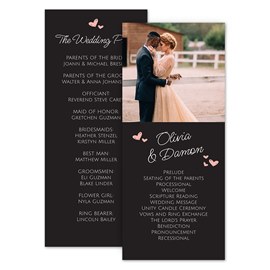 With Love - Wedding Program