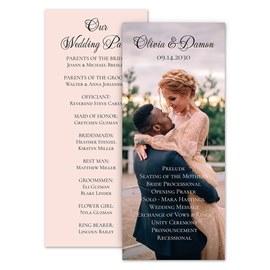 Always Together - Wedding Program