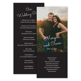 Sweetest Script - Wedding Program