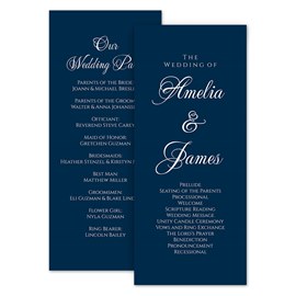 Signature - Wedding Program