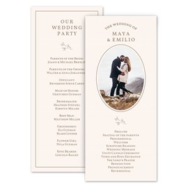Forever Classic - Wedding Program
