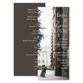 Devoted - Wedding Program