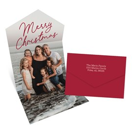 Merry Script - Seal & Send Christmas Card