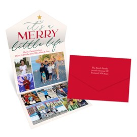 Merry Life - Seal & Send Christmas Card