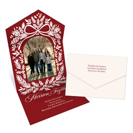 Winter Botanical - Seal & Send Christmas Card