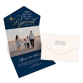 They Rejoiced - Seal & Send Christmas Card