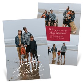 Simple Blessings - Christmas Card