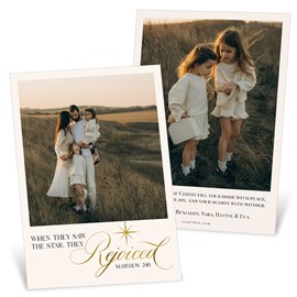They Rejoiced - Christmas Card