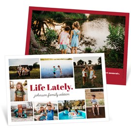 Our Life Lately - Christmas Card