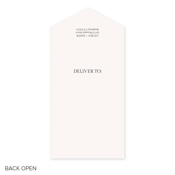 front of seal and send invitation with deliver to section