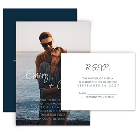 Signed - Invitation with Free Response Postcard