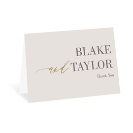 Aligned - Thank You Card