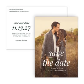 The Details - Save the Date Postcard
