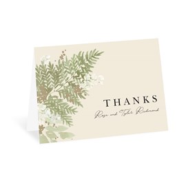 Painted Fern - Thank You Card