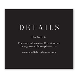 Golden Couple -  Information Card