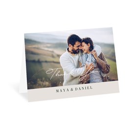 Double Photo - Thank You Card