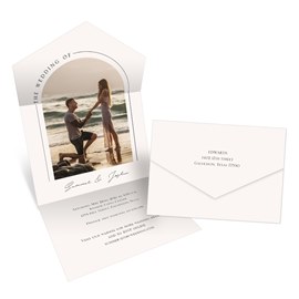 Arched Photo - Seal and Send Invitation