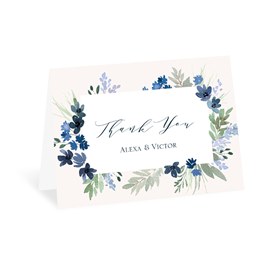Something Blue - Thank You Card