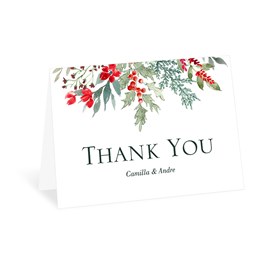 Winter Botanical - Thank You Card