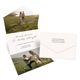 Double Photo - Seal and Send Save the Date