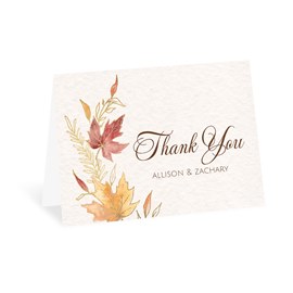 Framed in Fall - Thank You Card