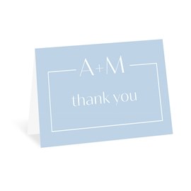 Initialed Border - Thank You Card