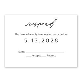 After the Wedding - Response Card