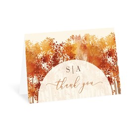 Fall Colors - Thank You Card