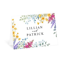 Bright Floral - Thank You Card