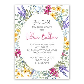 Bright Floral - Bridal Shower Invitation